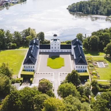 Gråsten Slot in Sønderjylland, Zuid-Jutland, in Denemarken