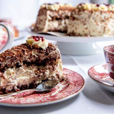 Sønderjysk kaffebord in Sønderjylland, Zuid-Jutland, Denemarken