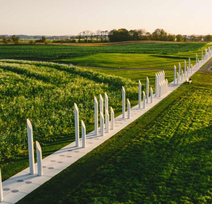 Den lange hvide pallisade